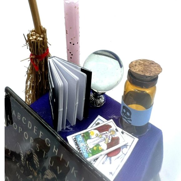 Enchanting Miniature Apothecary Tarot Potion Ouija Board Display - Magical Decor - Picture 8 of 14